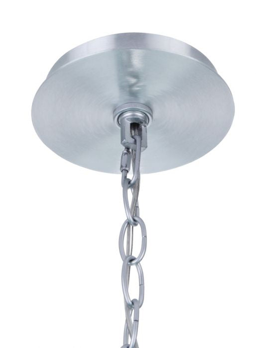 Craftmade ZA3821-SA One Light Outdoor Pendant, Satin Aluminum