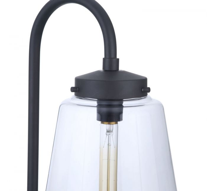 Craftmade ZA3825-MN One Light Outdoor Post Mount, Midnight