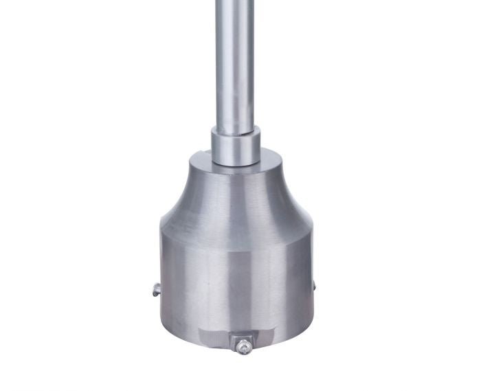Craftmade ZA3825-SA One Light Outdoor Post Mount, Satin Aluminum