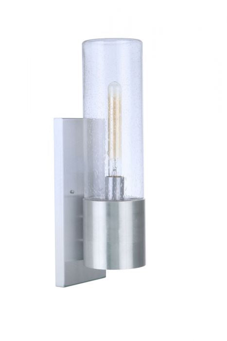 Craftmade ZA3900-SA-LED One Light Outdoor Wall Mount, Satin Aluminum