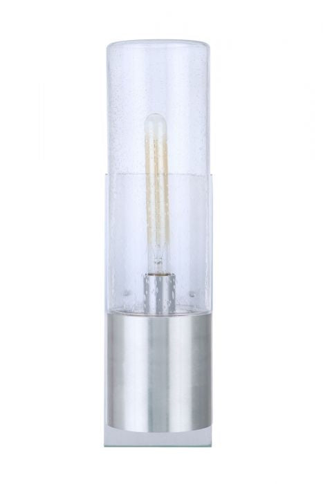 Craftmade ZA3900-SA-LED One Light Outdoor Wall Mount, Satin Aluminum