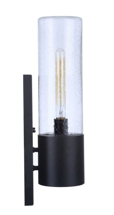 Craftmade ZA3910-MN-LED One Light Outdoor Wall Mount, Midnight
