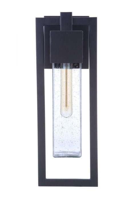 Craftmade ZA4014-MN One Light Outdoor Wall Mount, Midnight