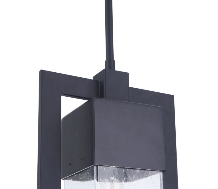Craftmade ZA4021-MN One Light Outdoor Pendant, Midnight