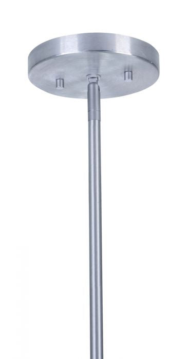 Craftmade ZA4021-SA One Light Outdoor Pendant, Satin Aluminum