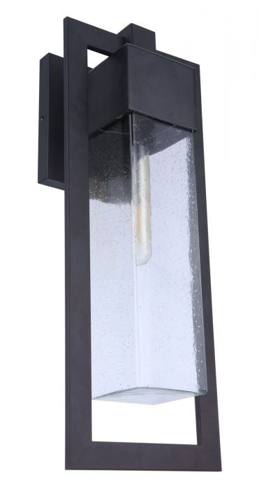Craftmade ZA4024-MN One Light Outdoor Wall Mount, Midnight
