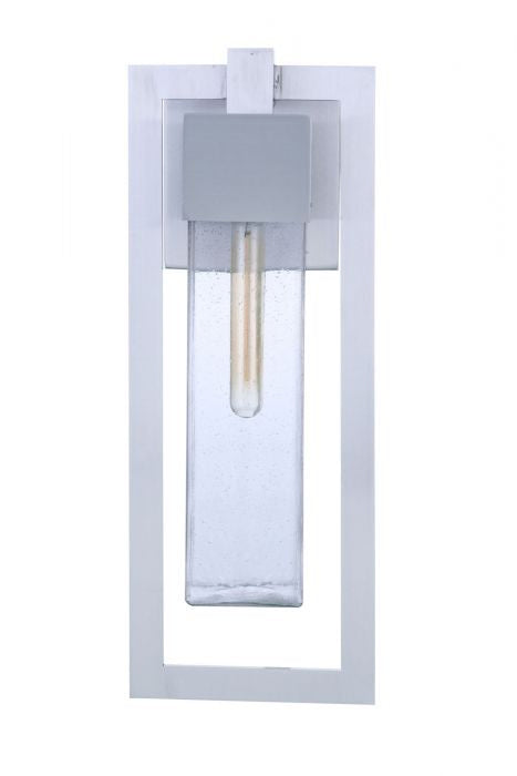 Craftmade ZA4024-SA One Light Outdoor Wall Mount, Satin Aluminum
