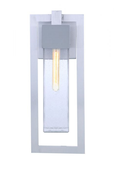Craftmade ZA4024-SA One Light Outdoor Wall Mount, Satin Aluminum