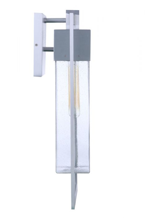 Craftmade ZA4024-SA One Light Outdoor Wall Mount, Satin Aluminum