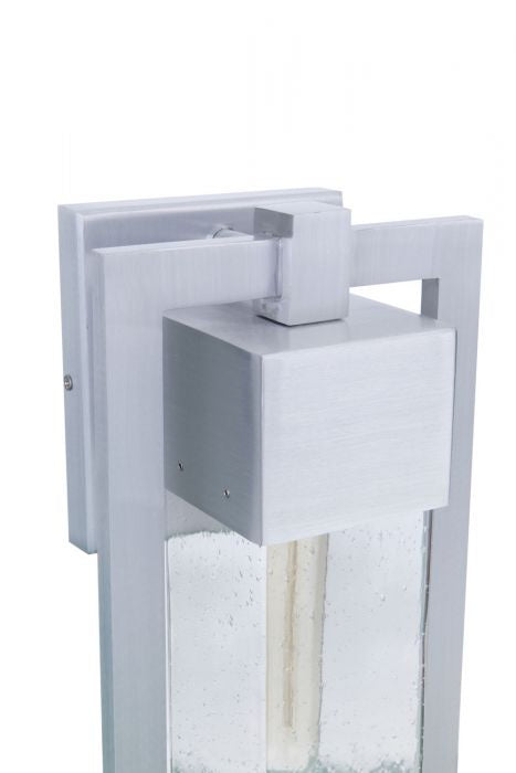 Craftmade ZA4024-SA One Light Outdoor Wall Mount, Satin Aluminum