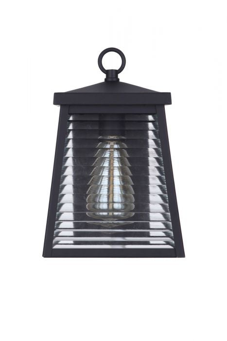 Craftmade ZA4104-MN One Light Outdoor Wall Mount, Midnight
