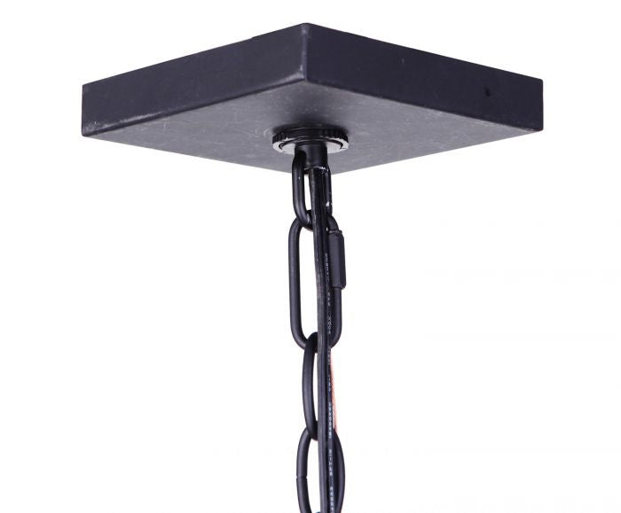 Craftmade ZA4111-MN Three Light Outdoor Pendant, Midnight