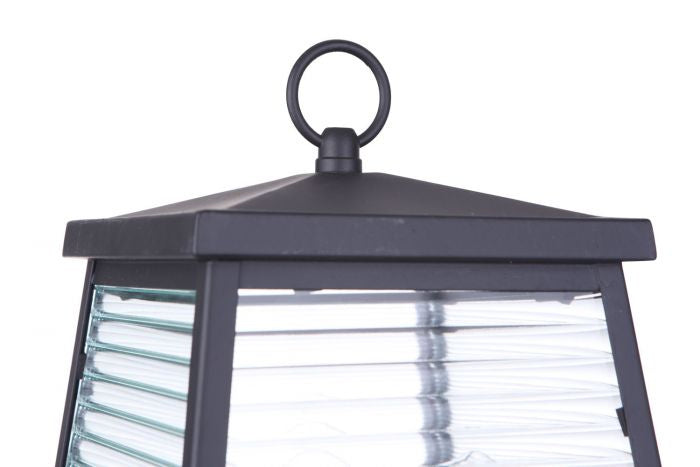 Craftmade ZA4115-MN Three Light Outdoor Post Mount, Midnight