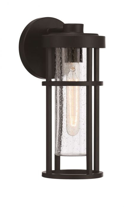 Craftmade ZA4204-MN One Light Outdoor Wall Mount, Midnight