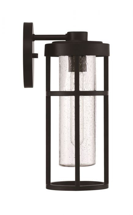Craftmade ZA4204-MN One Light Outdoor Wall Mount, Midnight