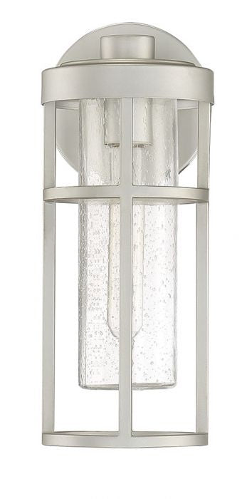 Craftmade ZA4204-SA One Light Outdoor Wall Mount, Satin Aluminum