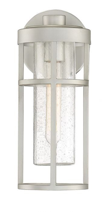 Craftmade ZA4204-SA One Light Outdoor Wall Mount, Satin Aluminum