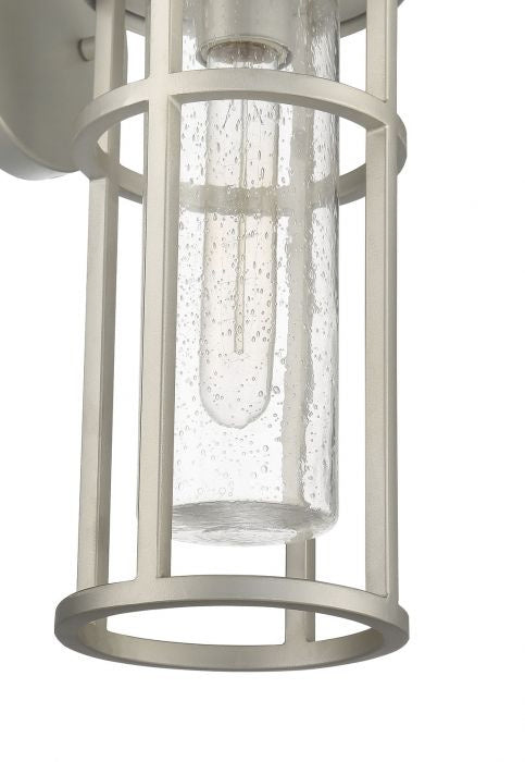 Craftmade ZA4204-SA One Light Outdoor Wall Mount, Satin Aluminum