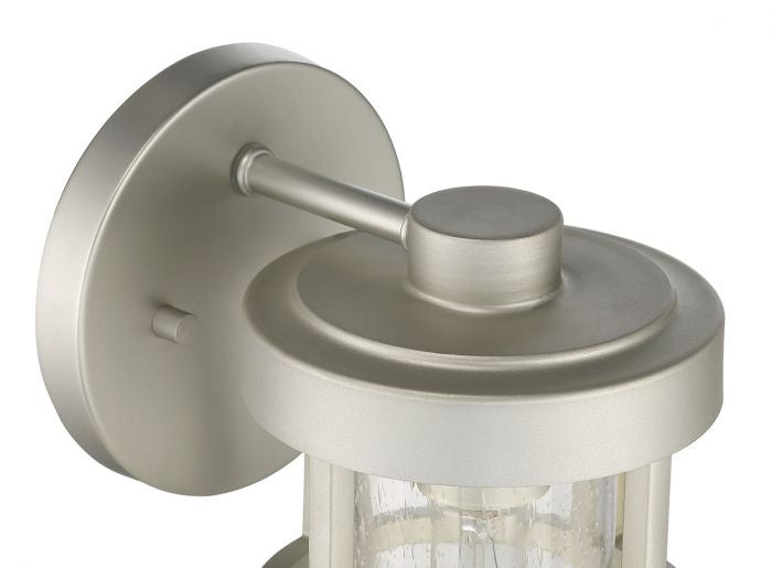 Craftmade ZA4204-SA One Light Outdoor Wall Mount, Satin Aluminum