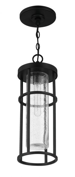 Craftmade ZA4211-MN One Light Outdoor Pendant, Midnight