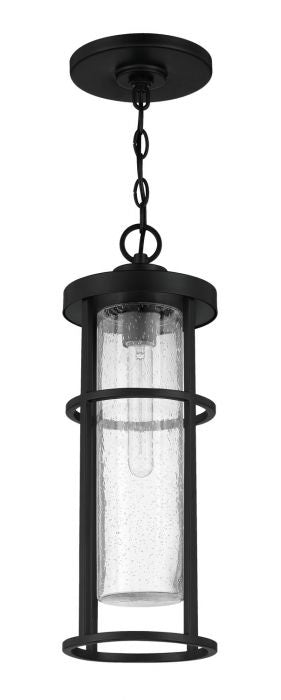 Craftmade ZA4211-MN One Light Outdoor Pendant, Midnight