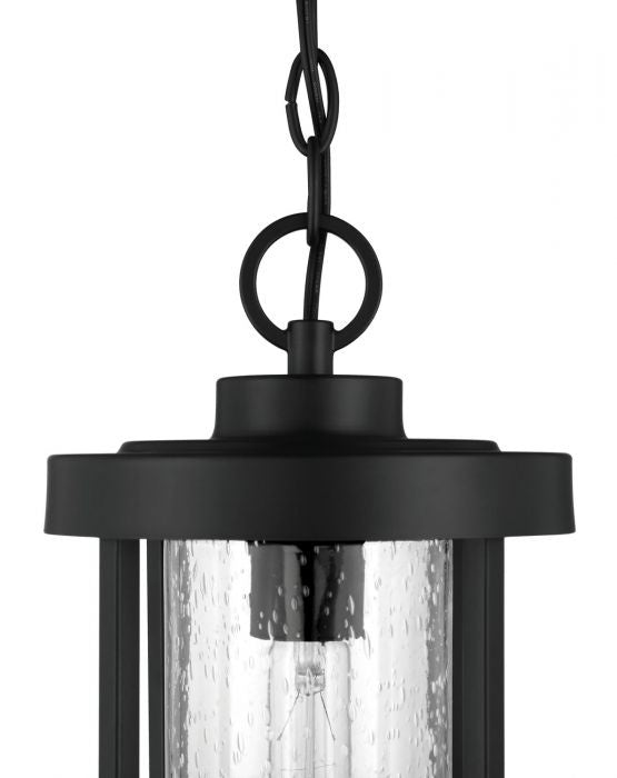 Craftmade ZA4211-MN One Light Outdoor Pendant, Midnight