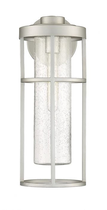 Craftmade ZA4214-SA One Light Outdoor Wall Mount, Satin Aluminum