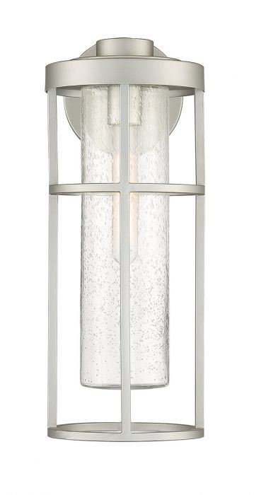 Craftmade ZA4214-SA One Light Outdoor Wall Mount, Satin Aluminum