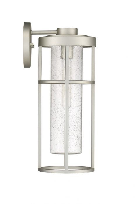Craftmade ZA4214-SA One Light Outdoor Wall Mount, Satin Aluminum