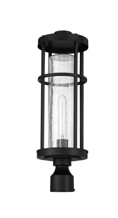 Craftmade ZA4215-MN One Light Outdoor Post Mount, Midnight