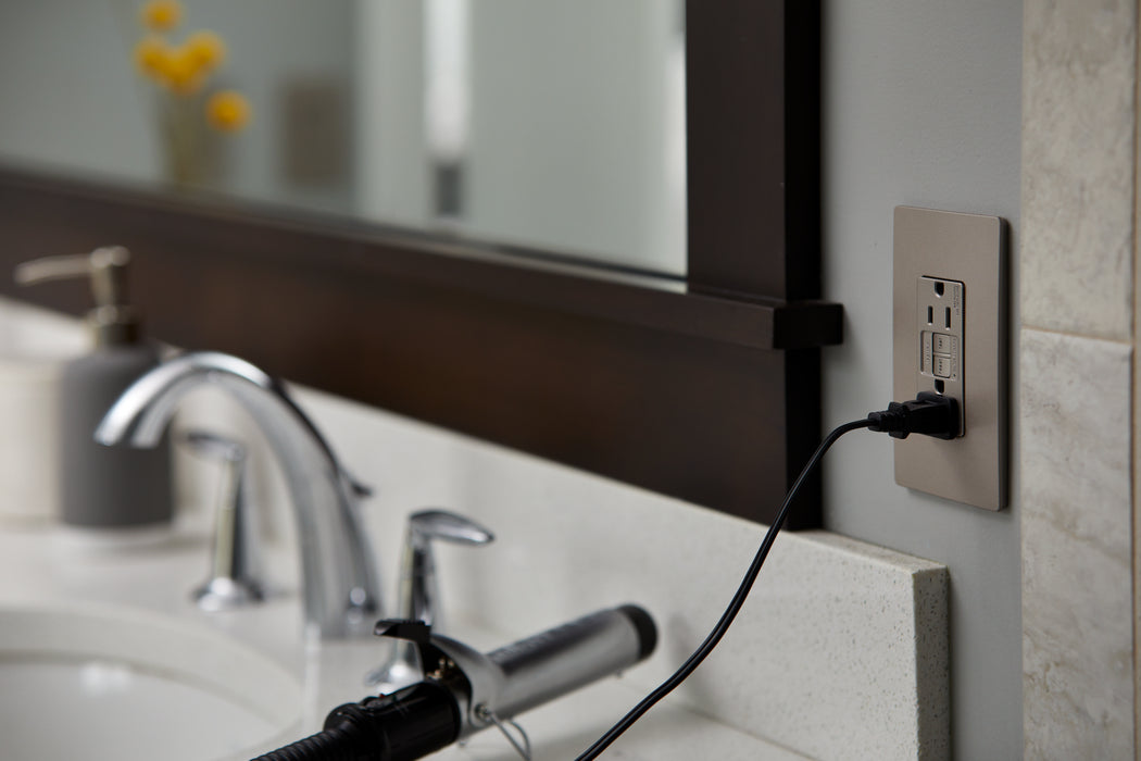Legrand 1597TRNICC4 Spec-GradeTamper-Resistant Self-Test GFCI Receptacle, Nickel