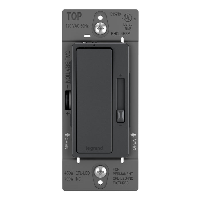 Legrand RHCL453PGCCV4 CFL/LED Dimmer, Graphite