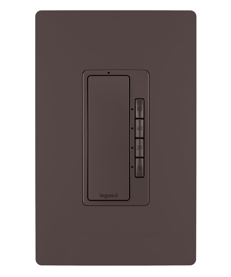 Legrand RT2DBCCV4 4-Button Timer, Dark Bronze