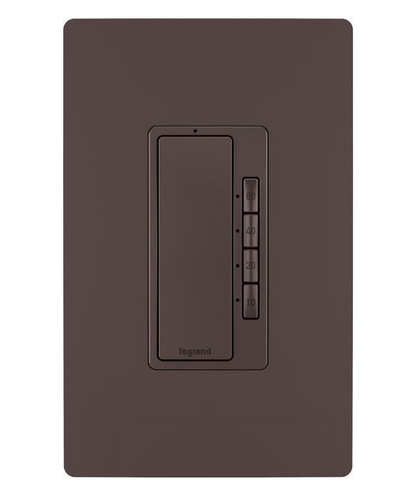 Legrand RT2DBCCV4 4-Button Timer, Dark Bronze