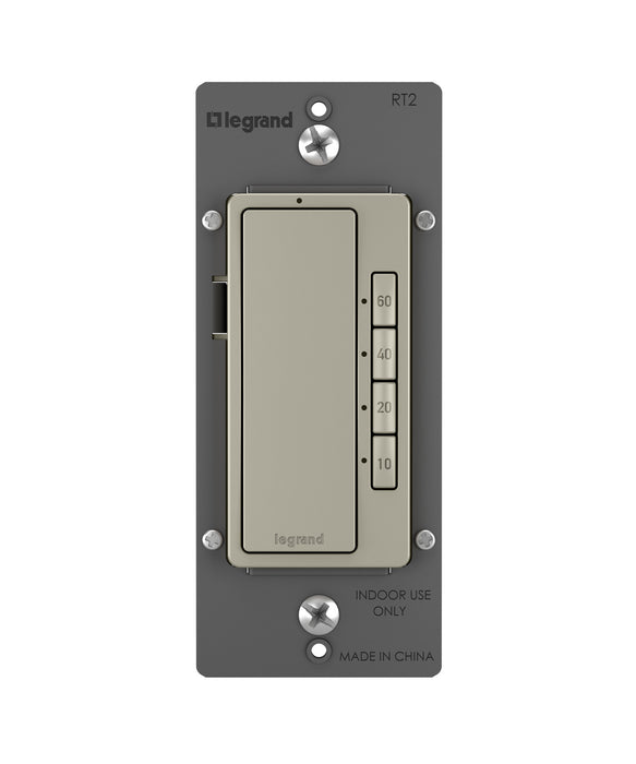 Legrand RT2NICCV4 4-Button Timer, Nickel