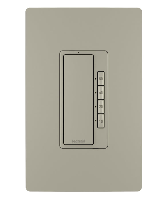 Legrand RT2NICCV4 4-Button Timer, Nickel