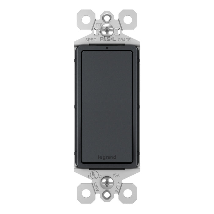 Legrand TM870GCC10 Single-Pole Switch, Graphite