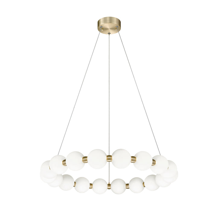 Matteo Lighting C83425OG LED Chandelier, Oxidized Gold