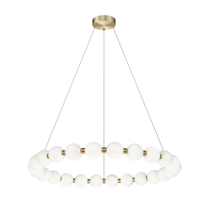 Matteo Lighting C83432OG LED Chandelier, Oxidized Gold