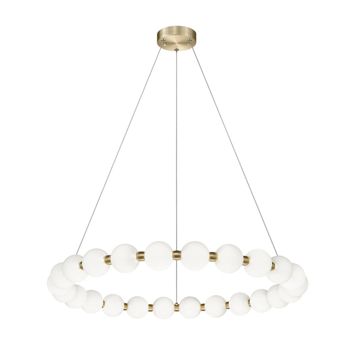 Matteo Lighting C83432OG LED Chandelier, Oxidized Gold