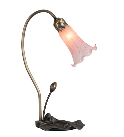 Meyda Tiffany 13692 One Light Accent Lamp, Antique Brass