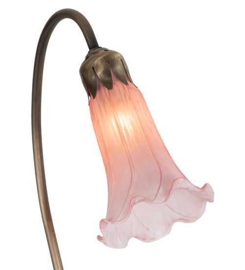 Meyda Tiffany 13692 One Light Accent Lamp, Antique Brass