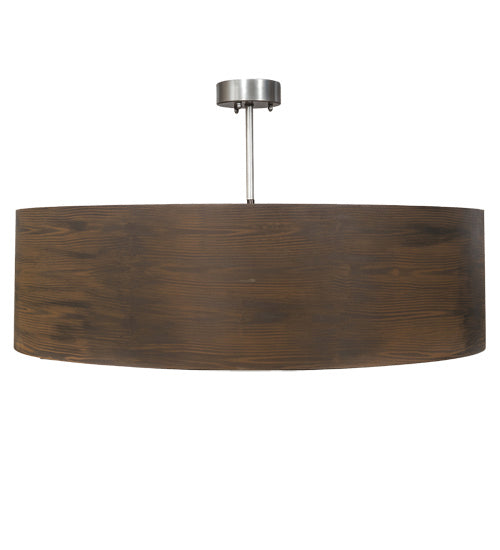 Meyda Tiffany 191789 Six Light Pendant, Armoire Hickory Wood Grain