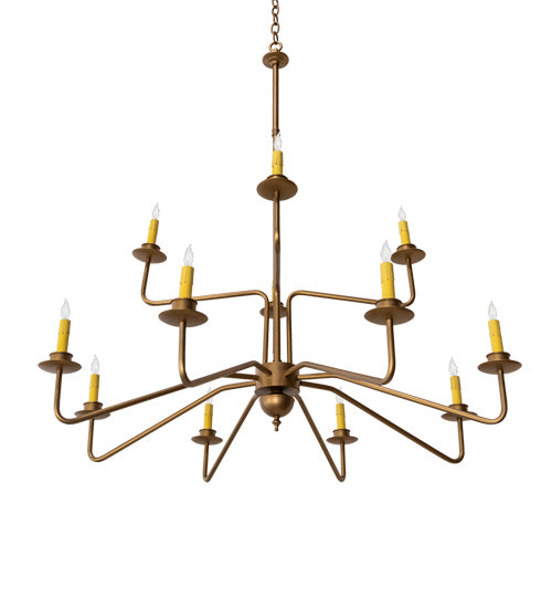 Meyda Tiffany 220461 LED Chandelier, Gold Metallic