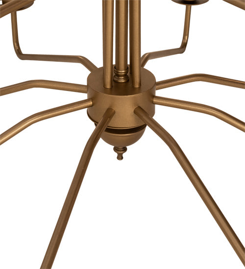Meyda Tiffany 220461 LED Chandelier, Gold Metallic