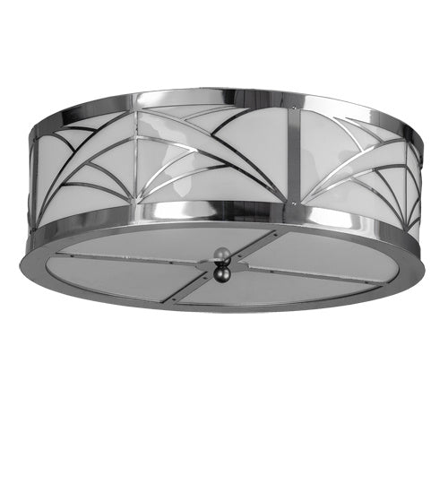 Meyda Tiffany 226779 LED Flushmount, Polished Aluminum