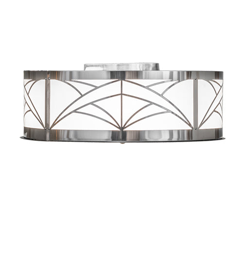 Meyda Tiffany 226779 LED Flushmount, Polished Aluminum