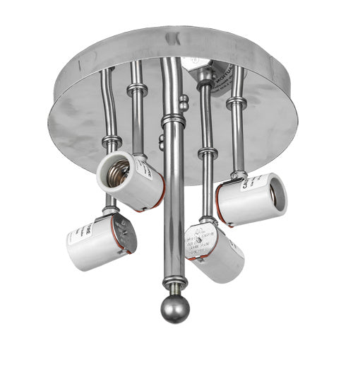 Meyda Tiffany 226779 LED Flushmount, Polished Aluminum