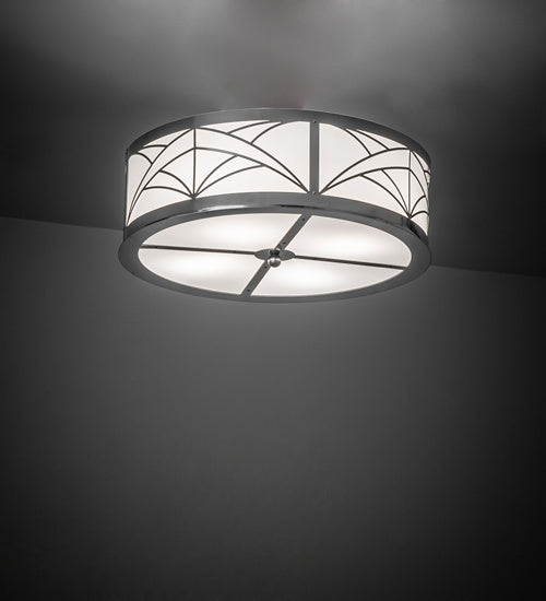 Meyda Tiffany 226779 LED Flushmount, Polished Aluminum