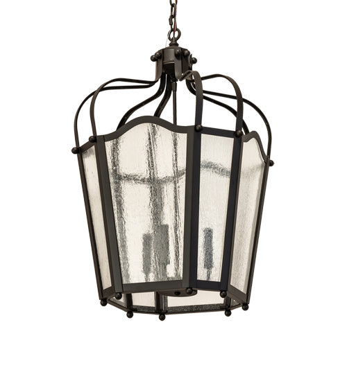 Meyda Tiffany 228423 Four Light Pendant, Oil Rubbed Bronze